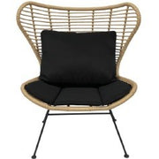 Silla de rattan sintético Tandem