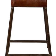 Taburete bajo acero vintage Tell