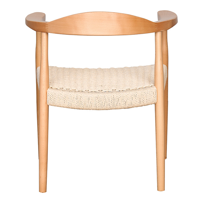 Silla de comedor Uis asiento trenzado