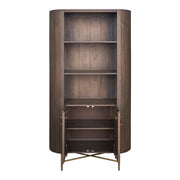 Estanteria libreria de madera de mango gris Luan