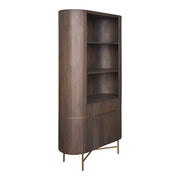 Estanteria libreria de madera de mango gris Luan