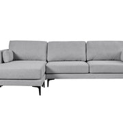 Sofa chaise Longue 3plazas tela gris Nil