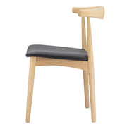 Silla de comedor de madera de fresno natural Wisby