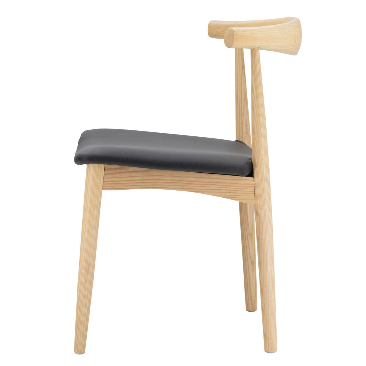 Silla de comedor de madera de fresno natural Wisby