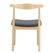 Silla de comedor de madera de fresno natural Wisby
