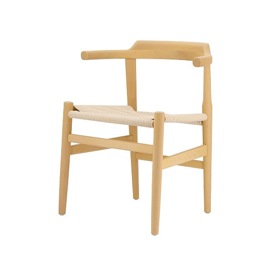 Chaise de salle à manger en bois de hêtre Bosco