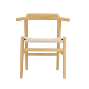 Chaise de salle à manger en bois de hêtre Bosco