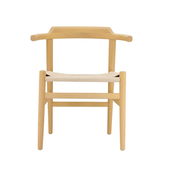 Chaise de salle à manger en bois de hêtre Bosco