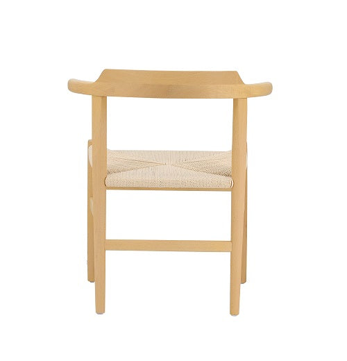 Chaise de salle à manger en bois de hêtre Bosco