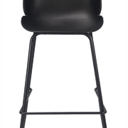 Taburete de bar polipropileno Gulibert negro