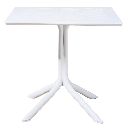 Mesa de exterior polipropileno blanco Hera