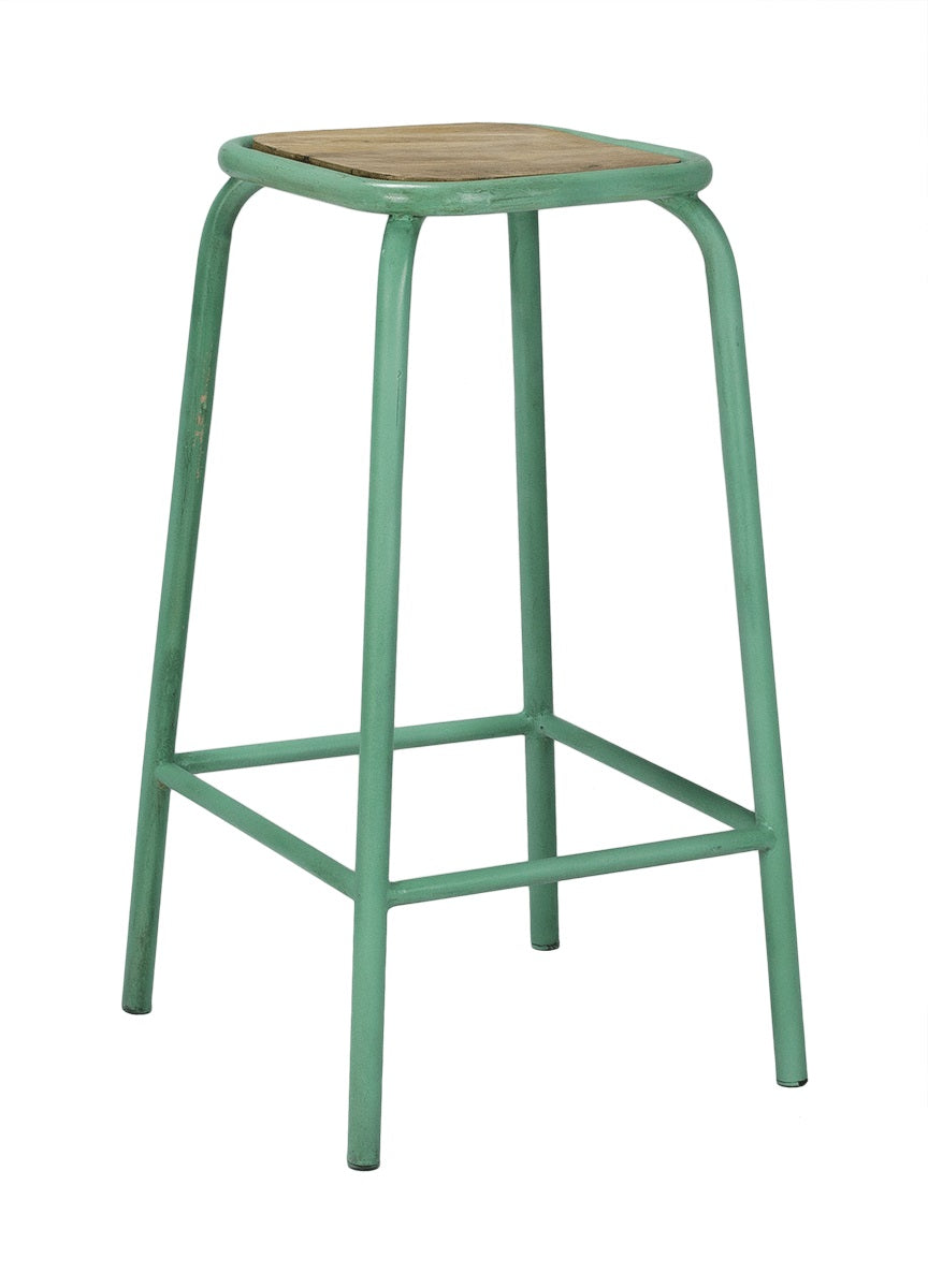 Taburete vintage Magic acero colores