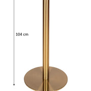 Base de mesa acero inoxidable oro 45 Alta