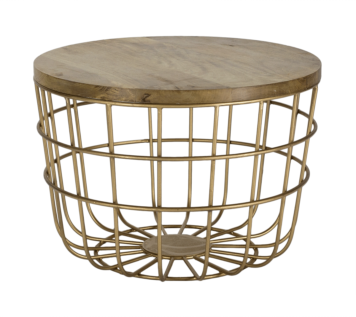 Mesa auxiliar vintage Ciclope oro