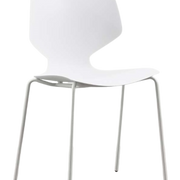 Silla de comedor acero y polipropileno Rinna