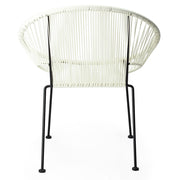 Silla de exterior de comedor London blanco
