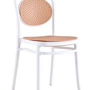 Silla de exterior apilable polipropileno Anne