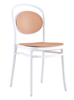 Silla de exterior apilable polipropileno Anne